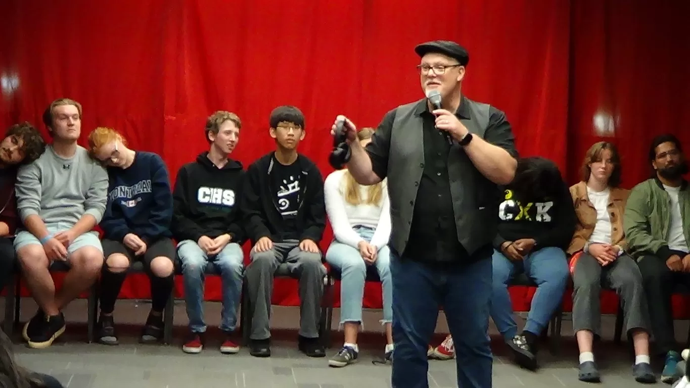 Audience enjoying clean, professional comedy hypnosis entertainment